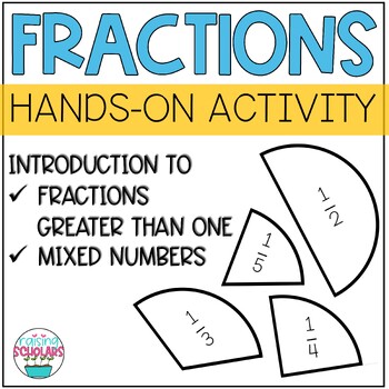 Preview of Hands-On Fraction Activity Lesson 4th Grade