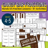 Hands On Fraction Lessons - Candy Bar Math - Grades 4-5 - 