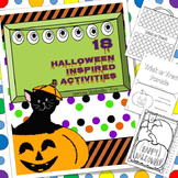 Halloween Hands On Centers for Math and Literacy