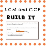 Hands On LCM GCF Build It! Least Common Multiple, Greatest