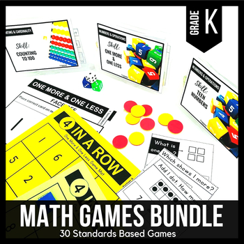 Preview of Kindergarten Math Games - Hands On Small Group Math Activities