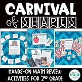 2nd Grade Shapes Activities - 2D and 3D Shapes, Attributes