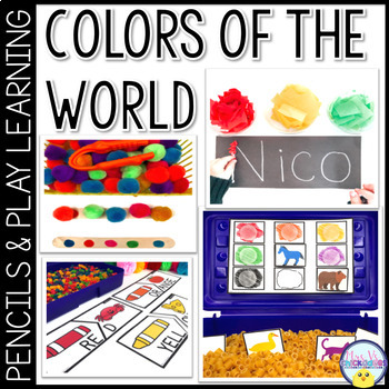 Preview of Preschool Curriculum: Colors of the World