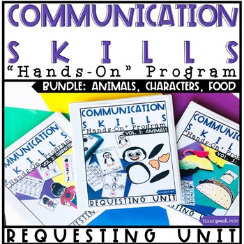 Preview of Communication Skills: Speech Therapy Requesting BUNDLE
