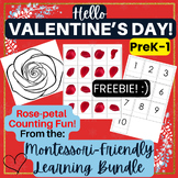 Hands-On Valentine's Day Rose-Petal Counting Activity -- F