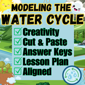 Preview of Water Cycle Model Creation Hands-On Activity - Cut and Paste!!! - NGSS / NYSSLS