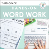 Hands-On Word Work Activities (Benchmark Advance, Third Gr