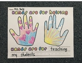 hands are not for hitting worksheets teaching resources tpt