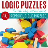 Hands on Logic Puzzles with Pattern Blocks