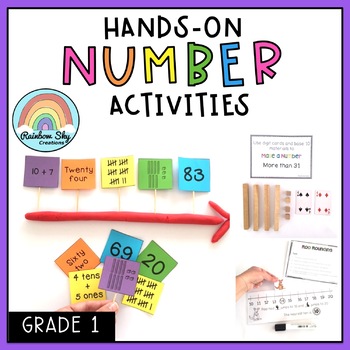 Hands on math activities - Number sense math centres - Grade 1 | TpT