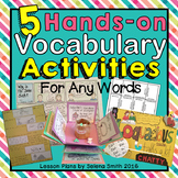 Vocabulary Activities for Use with Any Words: Hands-on, Cr