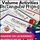 Volume of Rectangular Prisms Activity with Unit Cubes - Hands On