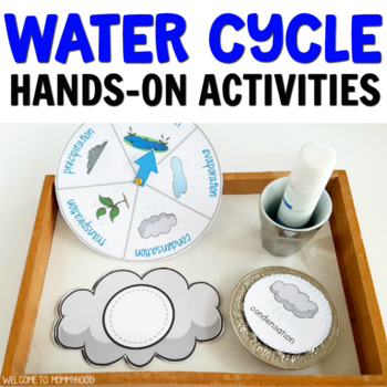 Hands-on Water Cycle Activities for Kindergarten or Montessori Activities