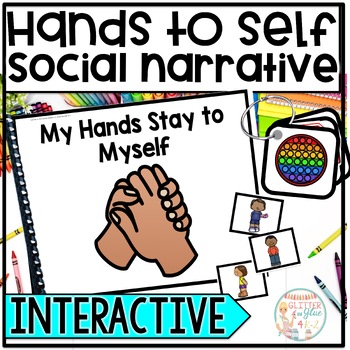 Preview of Hands to Self (Nonviolent) Interactive Story for Social Skills- Social Narrative