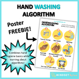 Handwashing Algorithm Poster for Back to School