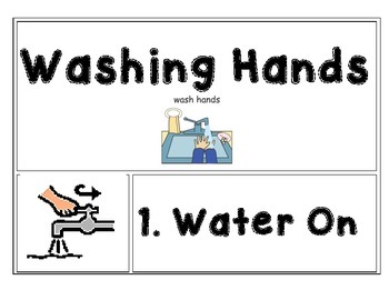 Preview of Handwashing Visual Task Schedule