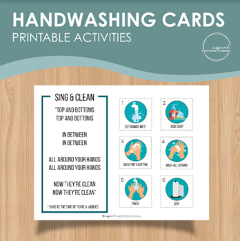 Preview of Handwashing cards for kids, Handwashing sequence, Montessori practical life