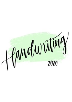 Preview of Handwriting 2020 Title Page