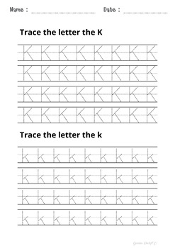 Handwriting A to Z with Color and Maze Activity Worksheet by Genius ...