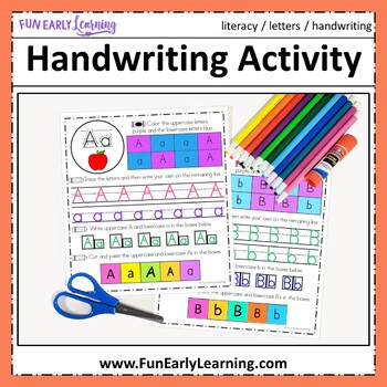 Handwriting Activity Sheets by Fun Early Learning | TpT