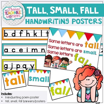 Preview of Handwriting Aide Posters - Tall, Small, and Letters That Fall