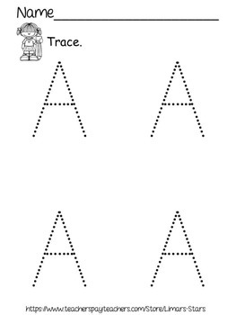 Handwriting Practice: Alphabet Tracing by Limars Stars | TpT