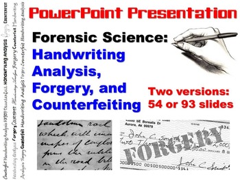 Preview of Questioned Documents, Handwriting Analysis, Forgery, &Counterfeiting PowerPoint