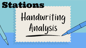 Preview of Handwriting Analysis Stations