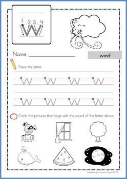 Handwriting - Beginning Sounds {Lowercase Letters} by Lavinia Pop