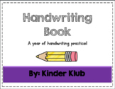 A-Z Handwriting Book with Sight Words: Popcorn Theme