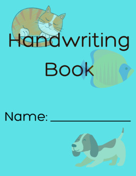Preview of Handwriting Book No Prep