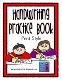 Handwriting Book Print Style