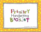 Handwriting Booklet for Early Learners