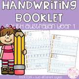 Handwriting Booklets - SOUTH AUSTRALIAN PRINT Font