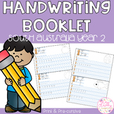Handwriting Booklets - Year 2 SOUTH AUSTRALIAN Font