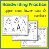 Tracing Letters and Numbers Handwriting Practice Bundle