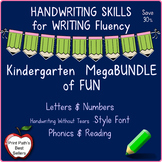 Teach Handwriting Explicit Instruction ~ HWT Style Font by Print Path OT