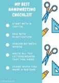 Handwriting Checklist