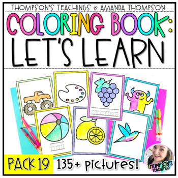 Preview of Handwriting Coloring Pages | Alphabet Coloring Sheets | Preschool Kindergarten