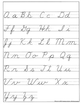 Handwriting Curriculum-Print and Cursive 5/8