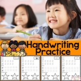 Handwriting Practice, Kindergarten, Worksheets, Back to School