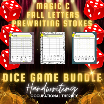 Preview of Handwriting Dice Games: Occupational Therapy