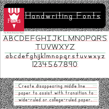 Preview of Handwriting Font- TWDP™ Color Fonts- "Disappearing" (Commercial License)
