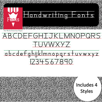 Preview of Handwriting Font- TWDP™ Color Fonts- The Original (Commercial License)