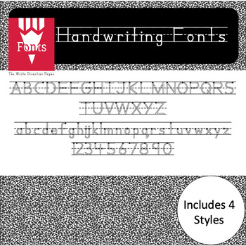 Preview of Handwriting Font- TWDP Fonts- Black Font (Commercial Use)