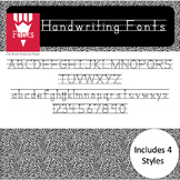 Handwriting Font- TWDP Fonts- Black Font (Personal Use)