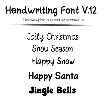 Preview of Handwriting Font v.12