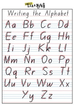 nsw foundation handwriting alphabet sheets