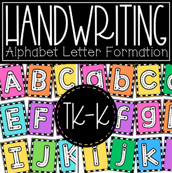 Preview of Tracing Alphabet Letters Formation Posters {Upper and Lowercase Letters}