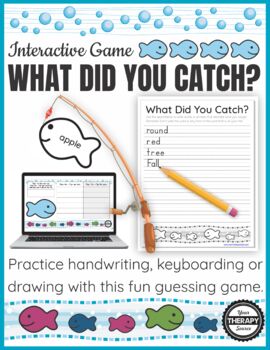 Preview of Handwriting Game - Great for distance learning or in person!